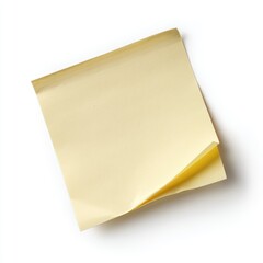 Sticky note pad isolated on white --chaos 20