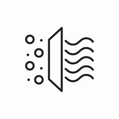 dehumidifier air dry icon vector sign