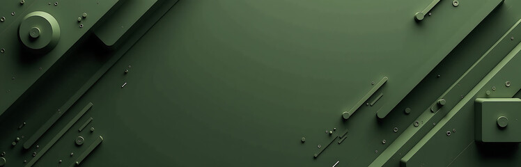 geometric shapes lines create futuristic dark olive green background effect inspired military khaki