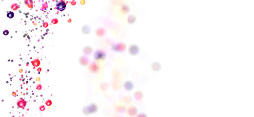 Beautiful abstract background with colorful bubbles and bokeh. Perfect for websites, presentations, and more!