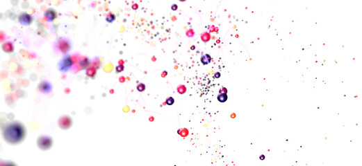 Vibrant, dynamic particle motion. Ideal for tech, energy, or design projects.