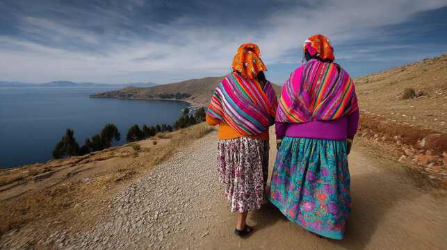 Two indigenous Quechua women.