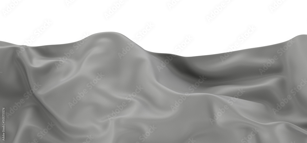 Aufkleber close up of a white liquid splash, creating a wave-like texture.