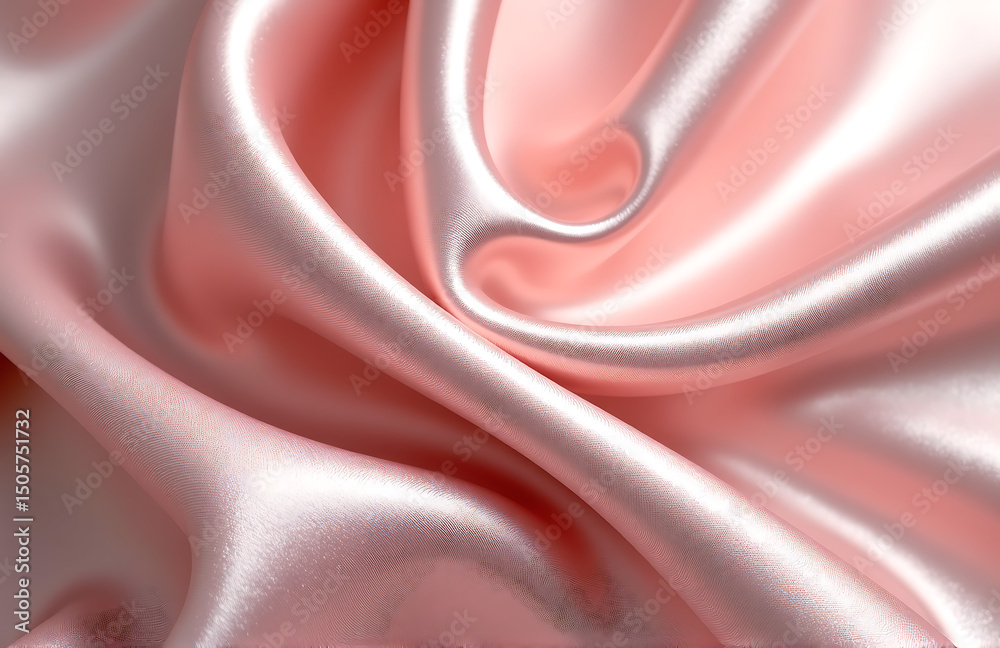 Poster luxurious fabrics like silk satin create rich elegant backgrounds design soft folds smooth shiny