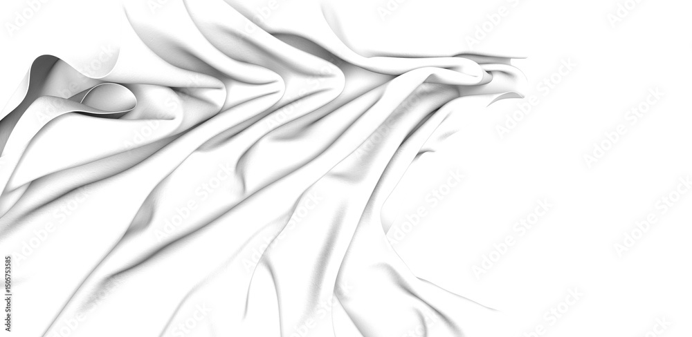 Aufkleber close up of a white liquid splash, creating a wave-like texture.