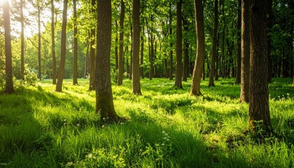 Fototapeta premium forest in the morning