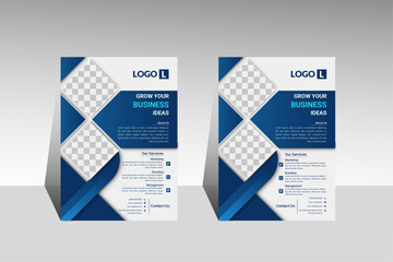 Business flyer template, modern business flyer template, and creative design for business company flyer and editable vector template design.