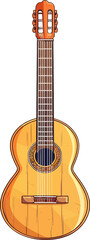 Obraz premium acoustic guitar isolated
