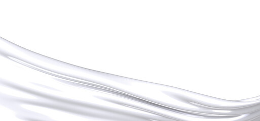 Close up of a white liquid splash, creating a wave-like texture.