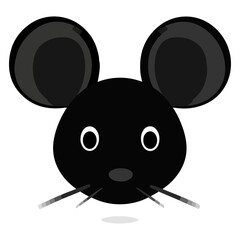 Obraz premium mouse, animal, vector, transparent background, cute, rat, pet, mammal, small, nature, rodent, symbol, isolated, mice, little