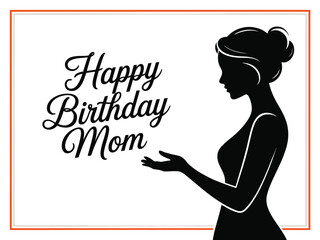 silhouette of a woman and the text 