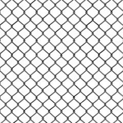 Fototapeta premium Repeating Chainlink Fence Pattern