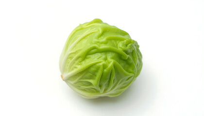 Fresh Cabbage on White Background
