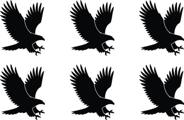 Flying Eagle Silhouette Pack