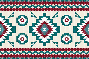  The Native pattern american tribal indian ornament pattern geometric ethnic textile texture tribal aztec pattern navajo mexican fabric seamless Vector decoration fashion .Seamless pattern .
