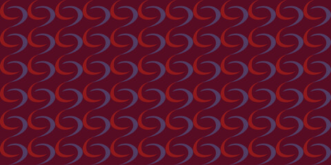 Crescent pattern for fabric, sofa, carpet, cover.