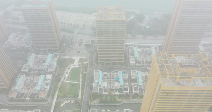 Overcast day at huizhou bimonthly bay property b