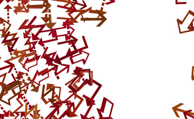 Abstract Red Arrows Background