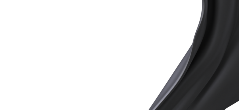 Black Fabric Drape Abstract Background