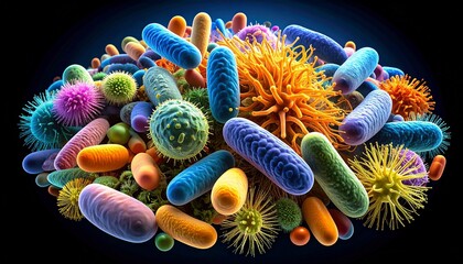 3d rendered illustration of bacteria