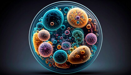 3d rendered illustration of bacteria