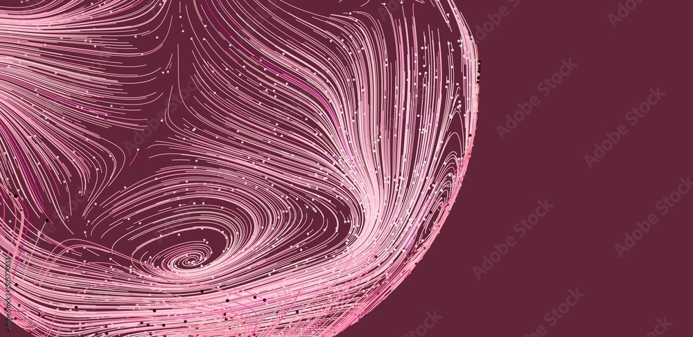 Poster pink and maroon abstract background. swirling lines create a dynamic, artistic design.