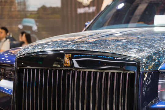 Rolls-Royce. The MANSORY design office goes beyond mere vehicles to create true works of engineering art. China, Shanghai, May 2, 2025.