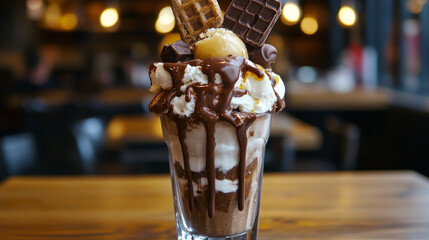 Delicious Chocolate Ice Cream