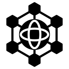 Obraz premium World Blockchain