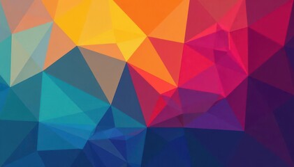 Geometric shapes in vibrant color, continuous design , decor, pattern, color