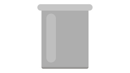 white column isolated on white