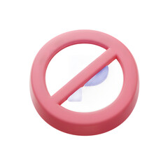 No Parking Sign. Symbol prohibits parking to maintain smooth traffic flow and ensure safety.