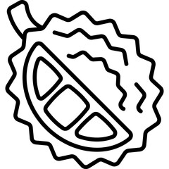 Durian Line Icon