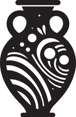 Artistic vase icon vector illustration