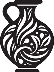 Artistic vase icon vector illustration