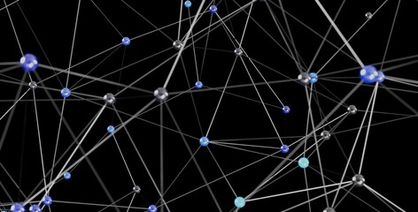 Abstract image of a network connection. Ideal for technology, connection, and global concepts.