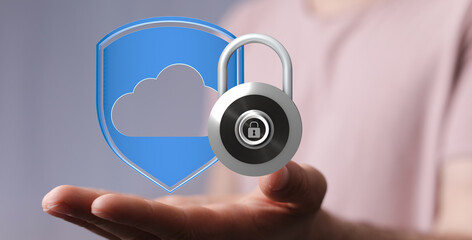 Ensuring digital security with robust cloud protection measures.  Safeguard sensitive data.