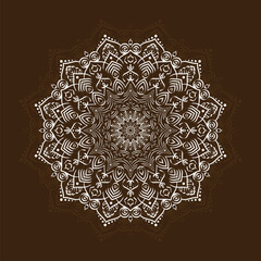 Creative Mandala Design Art For Festival, Wedding, Eid, Islamic Event, Wallpaper