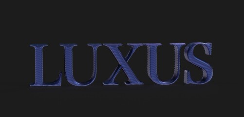 Premium 3D rendered text.  Perfect for luxury branding, logos, and design projects.