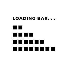 Loading bar. Download progress loader.