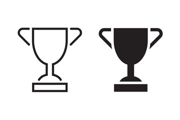 trophy icon vector