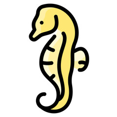 Naklejka premium Sea horse