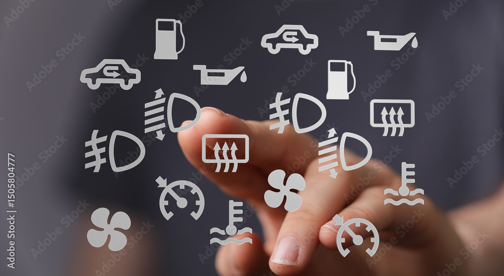 Aufkleber Learn to recognize and understand your car's dashboard warning lights and indicators.  Avoid costly repairs!
