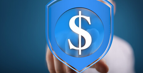 Financial security, digital asset protection, investment safety, secure money, online banking,...
