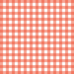 Seamless standards coloring gingham checkered fabric pattern for textiles, fashion, and interior design backgrounds