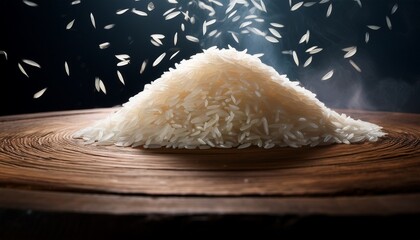 surreal basmati rice photography dreamlike grains floating rice ethereal food photography