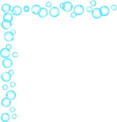Bubbles Corner Frame Border