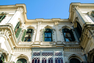 Obraz premium facade of a building in yildiz palace in istanbul