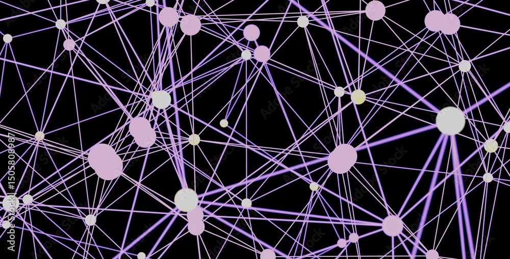 Aufkleber digital network connections, abstract background. perfect for tech, data, or communication concepts.