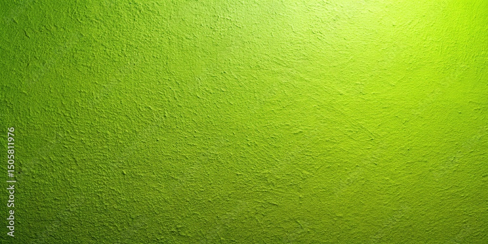 Poster A textured green surface illuminated by a soft light source from the top right corner